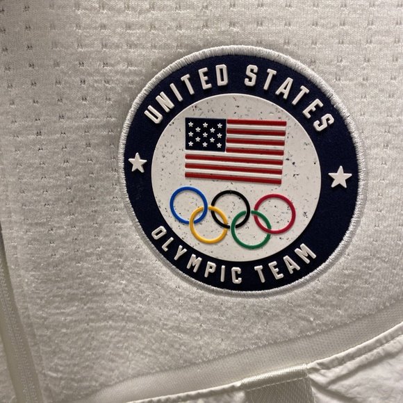 $450 MEN S M L XL Nike Team USA Windrunner Medal Stand Jacket Olympic CK4552-100 - Picture 5 of 11